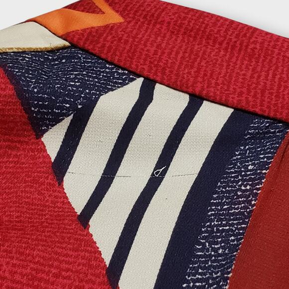 Diane Von Furstenberg Freya Silk Dress Multicolor Geo Colorblock Sz 10 Career - Picture 16 of 16